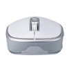 bt5 silent 5-button blue led mouse/white