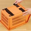 Orange Japanese Stackable Storage Bin Kitchen Pantry Organizers Food Basket 4670