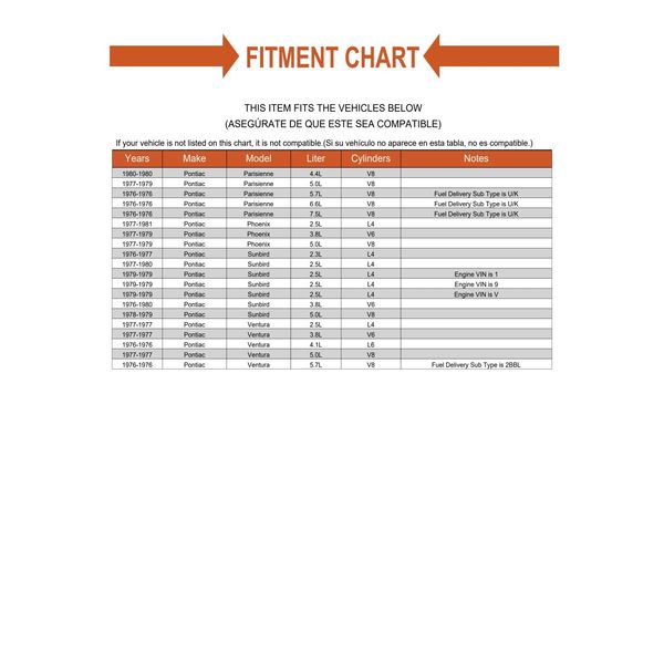 Replacement Fuel Filter Fits GMC (p/n 520336)