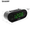 SHARP Digital Alarm with AccuSet - Automatic Smart Clock, Never Needs Setting -
