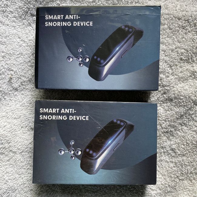 Lot of 2- Smart Anti-Snoring Device NEW In Sealed Box