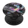 Multicolor Black Gray Abstract Pattern Rainbow Gifts PopSockets Swappable PopGrip