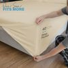 Acrali Home Premium Microfiber fitted sheets (Cream, Microfiber | King (200x150+40cm))