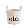 MAIKA Recycled Canvas Bucket, Etc., Medium
