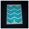 Safe-Tee Reflective BLUE 3 INCH CHEVRON Road Safety Stickers