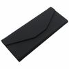 KKD Triangular Folding Glasses Case, Simple, Storage, Convenient, Compact, plain black