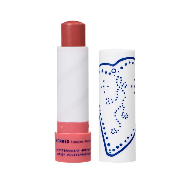 KORRES Mediterranean Grape Lip Balm - Tinted Neutral Purple