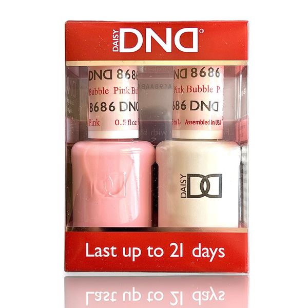 DND Daisy Soak Off Gel-Polish Duo 8686 - Pink Bubble