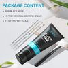 POP MODERN.C Blackhead Remover Mask Bamboo Charcoal Peel Off Mask Skin Care Face Mask 3-in-1 Kit Pimple & Deep Cleansing Black Facial Mask Shrink Pore With Blackhead Remover Extractor Tools