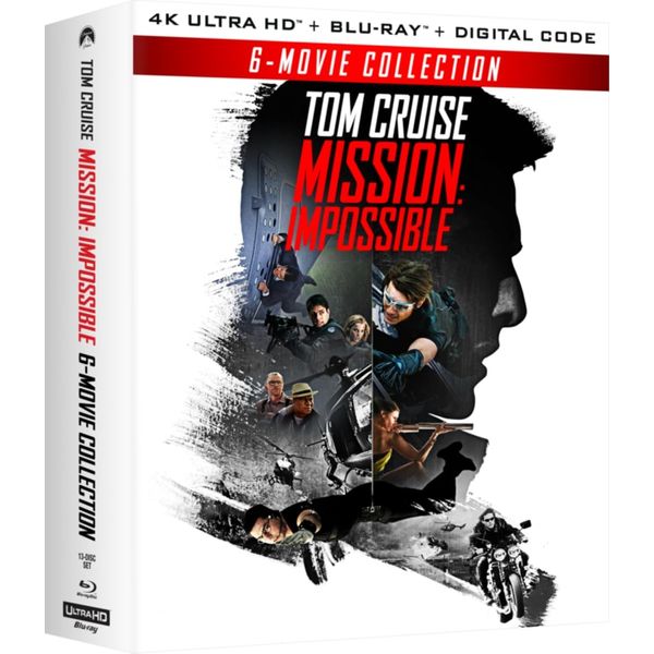 Mission: Impossible 6-Movie Collection (4K UHD + Blu-ray + Digital)