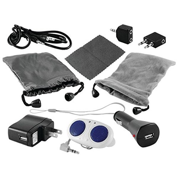 iPod Accessory, Ematic 10 in 1 Universal Accessory Kit for any iPod or MP3 Player [ EA302 ]
