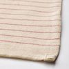 VIPPSTARR Vip Stall Tablecloth - Striped Pattern Red/Natural 59x59 Inch 005.591.87