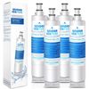 RWF0500A Refrigerator Water Filter Replacement for 4396508, 4392857, 4PACK