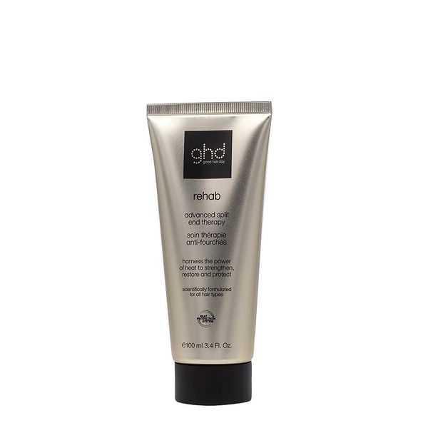 ghd Rehab Advanced Split End Therapy Serum - Nourishing Hair Treatment Activated by Heat of Styling Tools, Features ghd Heat Protection System