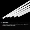 sourcing map 10Pcs ABS Plastic Rod Square Solid Bar 1/12" x 20" White Smooth Plastic Tube Rods for Handwork Model Material,DIY Sand Table,Architectural Model Making
