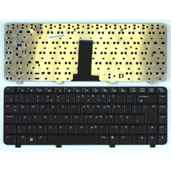 Power4Laptops UK Layout Black Replacement Laptop Keyboard Compatible With HP Pavilion DV2151EA