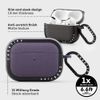 CASETiFY Bounce Airpods (3rd Gen) Case with Ring - Spring Botanicals - Matte Charcoal