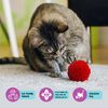 SPOT Ethical Wool Pom Poms with Catnip Cat Toy, 4-Pack