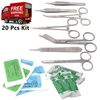 Basic Surgical Suture Training Kit, First Aid Set, ER Kit, Trauma Survival Pack