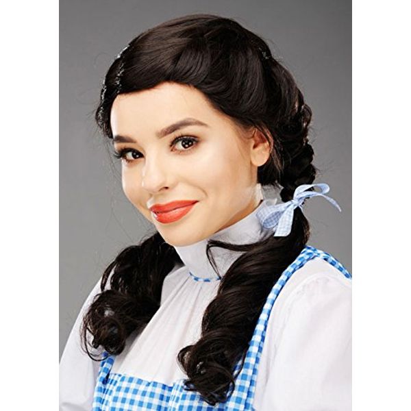 Magic Box Womens Deluxe Brown Plaited Dorothy Wig