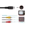 CHILDMORY 1.8M/6FT AV Audio Video Composite TV Cable Compatible for Genesis 1/Mega Drive 1/Master System 1