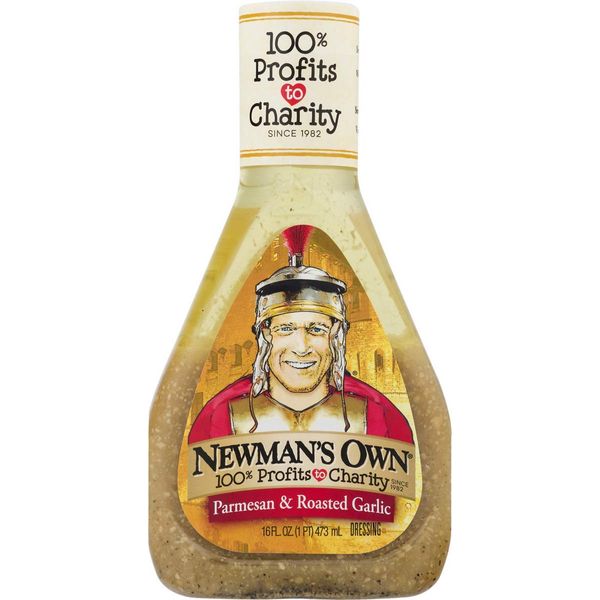 Newman's Own Parmesan & Roasted Garlic Salad Dressing, 16-oz.