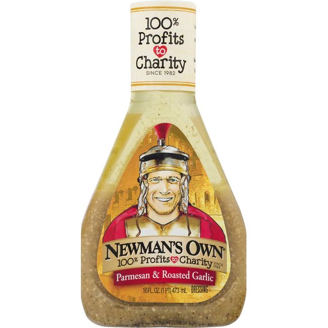 Newman's Own Parmesan & Roasted Garlic Salad Dressing, 16-oz.