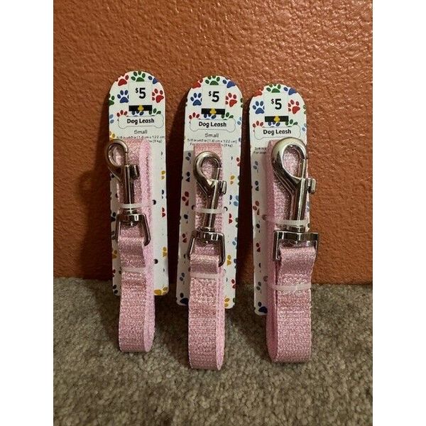 Pet Tier Table Dog Leash--Small (5/8in.-48in) or Medium (3/4in-48in) "PINK"