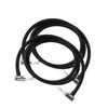 INFINAUTO 2pcs 59" Lock Air Chuck without Air Release Valve Thread Black Stylish Design