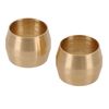 4 Pack 5/16" Imperial Brass Barrel Olive Plumbing Compression Fitting