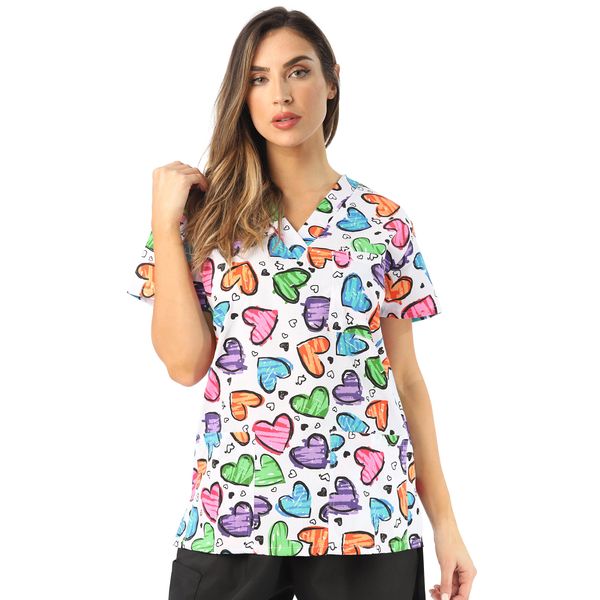 Just Love Women's Scrub Tops Scrubs 216V-28-M