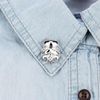 Stormtrooper Galactic Empire Silver Lapel Pin Badge Brooch