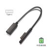 Surface Connect PD Rapid Charging Cable 0.2m Requires 45w15v or higher PD Charger USB-C Black