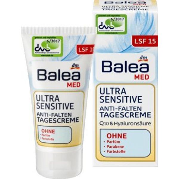 Balea Tagespflege Med Ultra Sensitive Anti-Falten, 50 ml, vegan