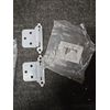 20 2pk Ulta Hardware White Hinge Self-Closing FLUSH  #34912