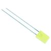 50 x Yellow Rectangular 2 x 5mm Diffused LED 50mcd 160° Electronics DIY Hobby Replacement Repair