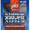 GHS L5000 40 - 102 Light Long Scale Super Steels Bass String Set
