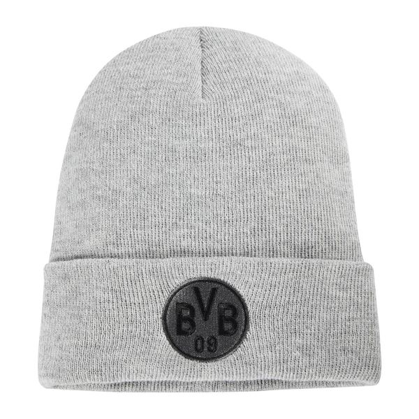 Borussia Dortmund BVB Logo Beanie Light Grey, gray