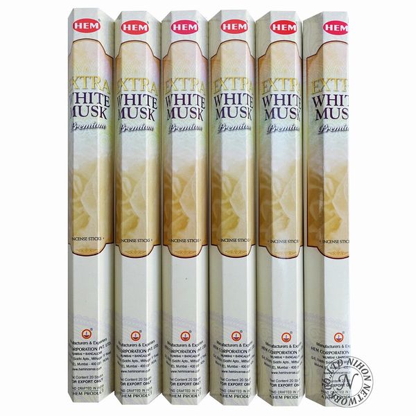 Limited special price &quot;HEM Hexagonal Incense 6 pieces Extra White Musk&quot;<br> /No time specified for mail delivery Hem/ WHITEMUSK/Incense/Cheap/India/<br> *Cancellation, changes to order details and shipping address are not possible after order co