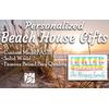Custom Beach House Sign Personalized Coastal Home Décor