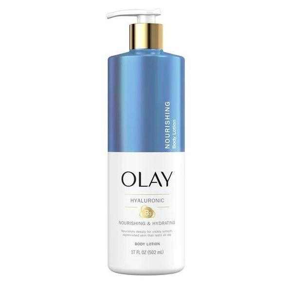 Olay Nourishing & Hydrating Body Lotion with Hyaluronic Acid, 17 fl oz