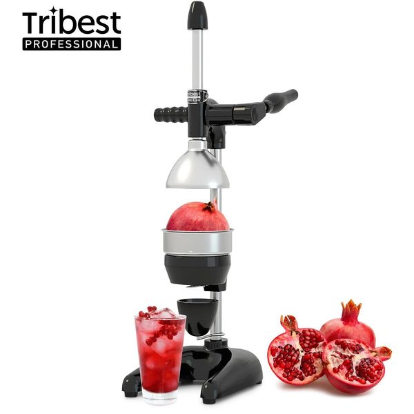 Tribest Professional Cancan XL Manual Citrus Juice Press with Handle Black NEW