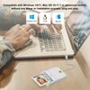 Recbot CAC Reader USB C, CAC Reader Military, DOD Military USB C Common Access CAC Smart Card Reader, Compatible with Windows, Mac OS and Linux (White)