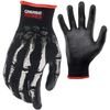 Grease Monkey Bone Series Foam Nitrile Mechanic Gloves With Grip, Work