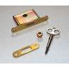Upright Piano Lock Kit - Brass - Vertical Piano Lock