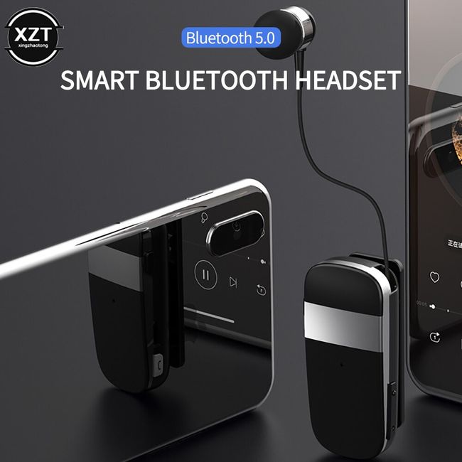 Bluetooth 5.0 Headset Wireless Earpiece Handsfree Earphone Hot