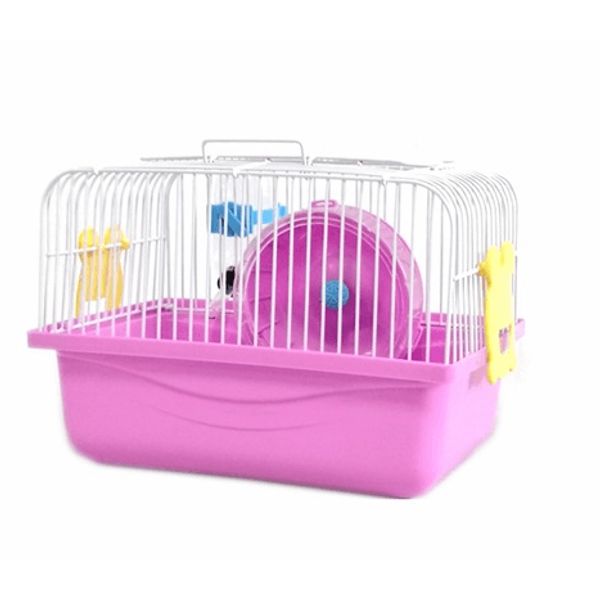 Small Paradise Hamster Cage - Pink / A