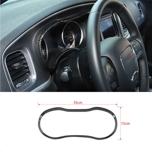 for Charger 2015+ Dashboard Panel Cover Trim Instrument Frame Console ABS