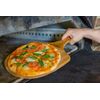 Bamboo Pizza Peel Paddle and Cutting Board with Handle (Extra Large Size)