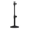 Comphic Hose Desktop Webcam Stand Adjustable Metal Desk Tripod Streaming Support with Sturdy Mount Base